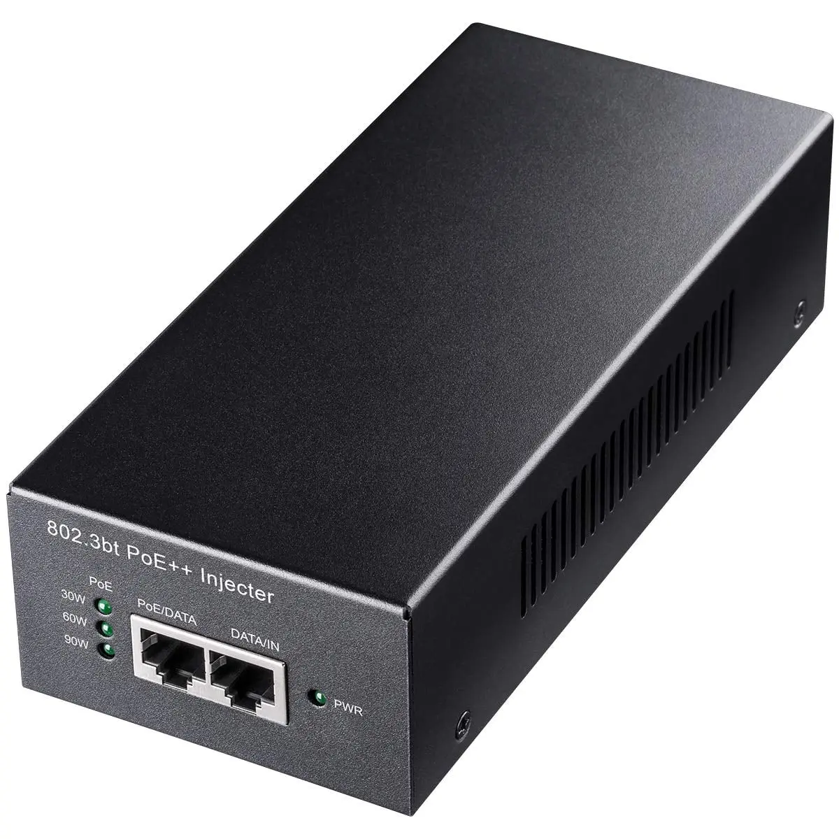 Cudy POE400 High-Performance 90W 802.3bt PoE++ Injector, Gigabit Ethernet Adapter with Easy Setup, Durable Black Metal Housing, Plug-and-Play for PoE Devices