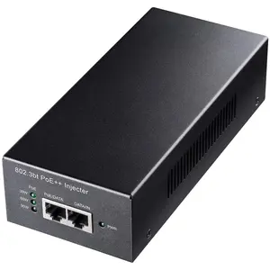Cudy POE400 90W Ultra Power Supply Gigabit PoE Injector Adapter - Plug & Play, Metal Housing - Black