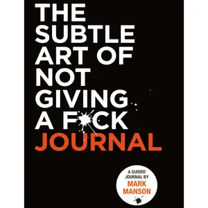 The Subtle Art of Not Giving a F*ck Journal Paperback spiritual energy books Anxiety Overcoming