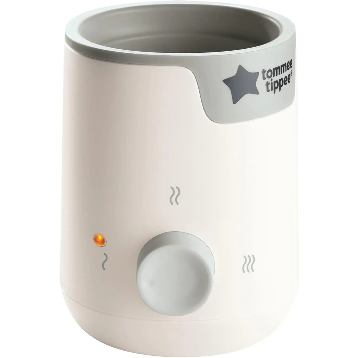 Bottle Warmer, Warms Breast Milk and Formula Bottles to Body Temperature in Minutes, Automatic Timer, One-Dial Operation, White
