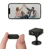 Rechargeable Mini WiFi Home Monitoring Camera - 2K HD, Night Vision, 3h Battery, 2.4GHz USB Power, 16G Micro SD Card (16G Memory Support), iOS/Android APP Smart AI Motion Detection, Magnetic Recording, DIY Covert Indoor Security System