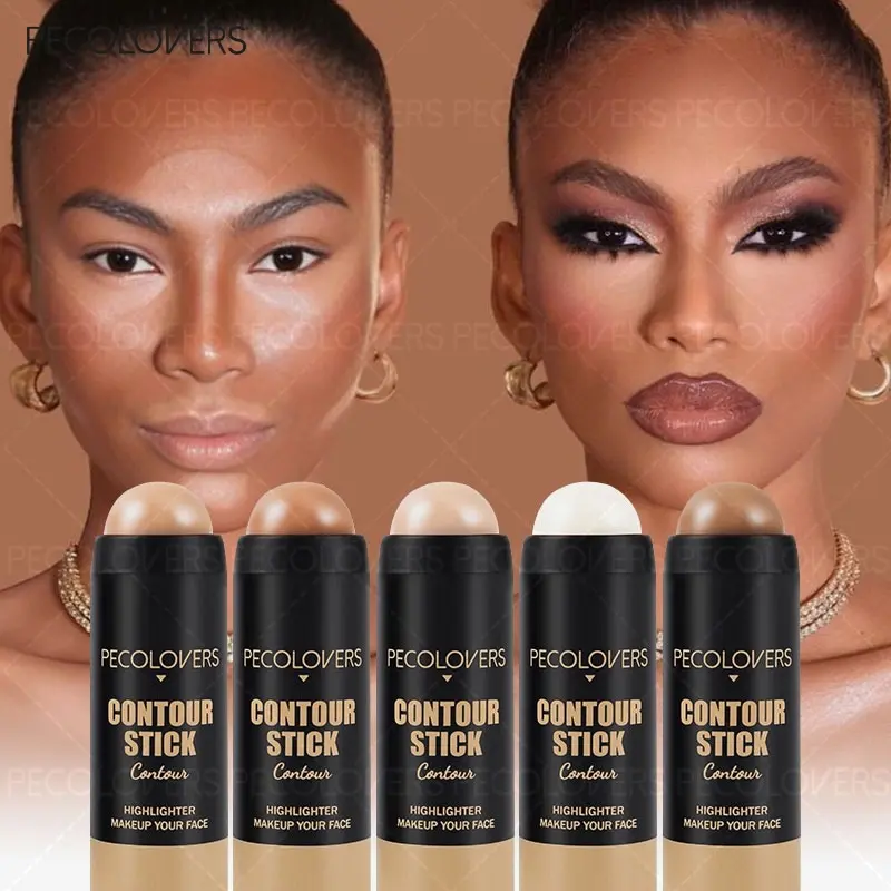5pcs Waterproof Concealer Stick-Covers Spots, Blemishes, Dark Circles, Natural Matte Finish, Long-lasting, Suitable for All Skin Types