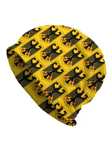 1 PC Autumn Spring Hats Coat of arms of Germany Thin Hat Bonnet Special Skullies Caps Men Women's Earmuffs