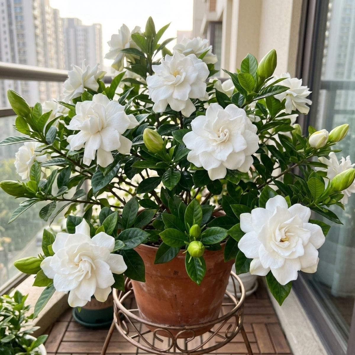 Gardenia Flower Seeds for Planting Indoor Outdoor Balcony Decoration High Survival Rate Fragrant White Bloom Seeds for Home Garden