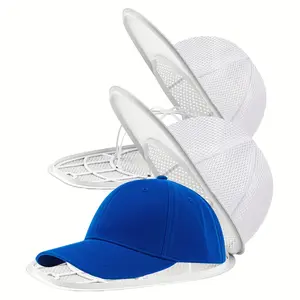 Honeycomb Grid Design Hat Laundry Bag, 1pc Anti-Deformation Hat Cleaning Bag, Suitable for Washing Machine, Travel Hat Storage, Portable Baseball Cap Cleaner, Laundry Net