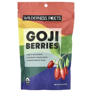 Wilderness Poets Goji Berries, 8 oz (226 g)