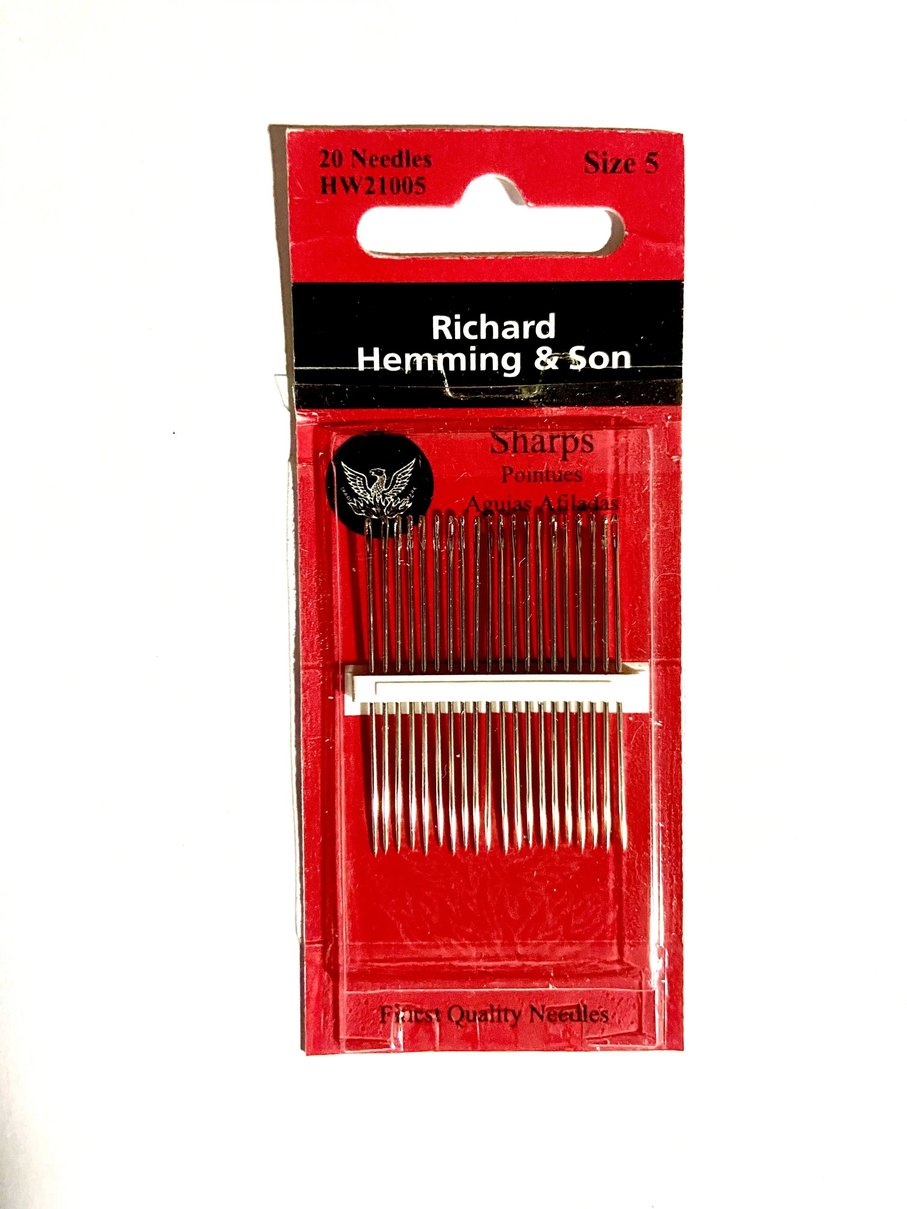 Richard Hemming & Son -- Hand Sewing Needles -- Sharps -- Size 5