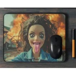 Viral Crazy Face Meme Mouse Pad Funny Desk Mat Gamer Office Gift