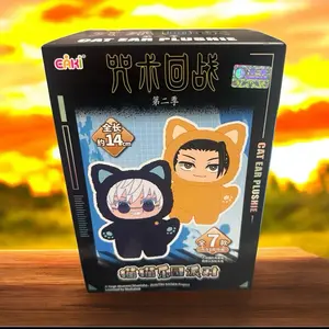 Blind box Genuine Eaa.ki Jujut.su Kai.sen Season 2 Cat Park Party Gojo Satoru Blind Box Plush Doll Bag Pendant Model