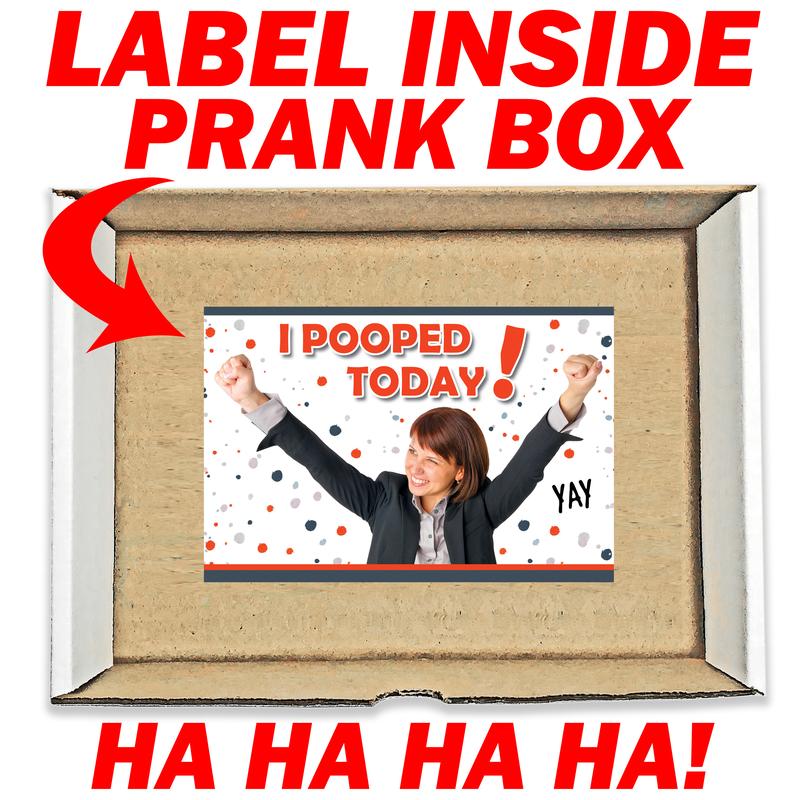 Prank Mail Gag - Poo today Joke Box Gets Sent Directly to Your Recipient, 100% Anonymously!
