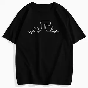Baking Heartbeat Funny Pastry Baker Baking Gift Unisex T Shirt
