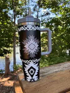 40oz Steel Tumbler - Black