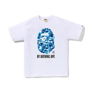BAPE ABC Camo By Bathing Ape Tee White/Blue (men) by StockX