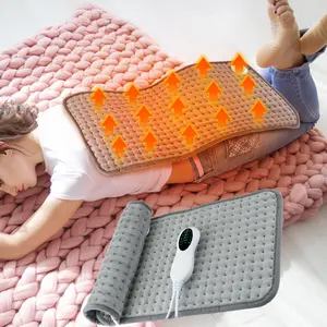 Electric Heating Pad Heated Cushion 3 Timing 10 Temperature Control  Multifunctional Waist Body Heating Massage Mat For Shoulder Belly Leg