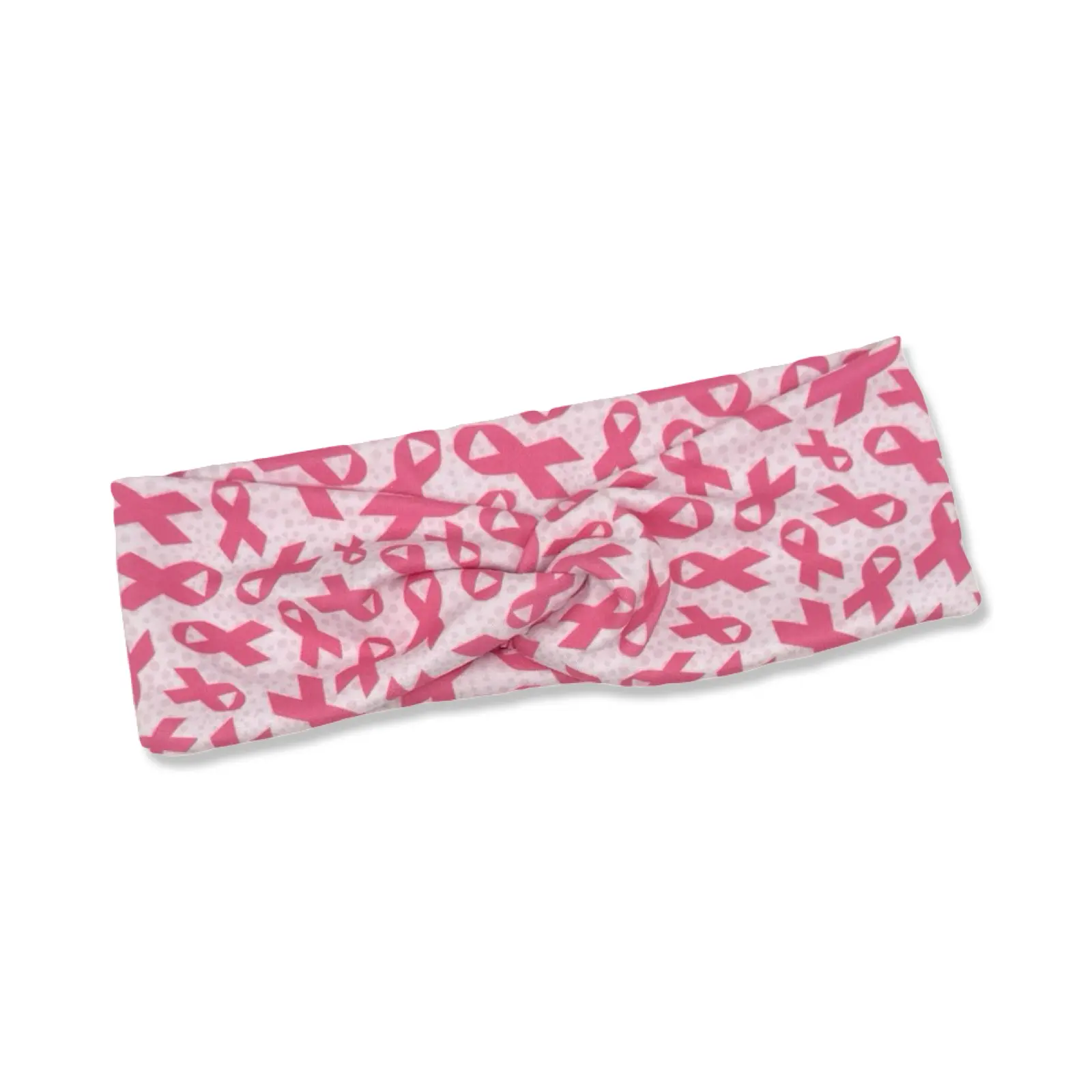 Breast Cancer Awareness Knotted Headband