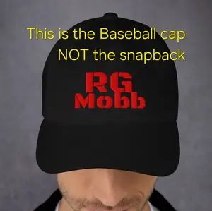 DAD hat RG mobb - 100% Chino Cotton Twill Low Profile Adjustable Strap Curved Visor 6-Panel Unstructured Cap