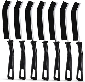 7-Piece Crevice Cleaning Brush Set – Hard Bristle Gap Brushes for Baseboards, Sliding Door Tracks, Window Grooves, Bathroom & Shower, Deep Cleaning Tools for Tough Dirt & Narrow Spaces