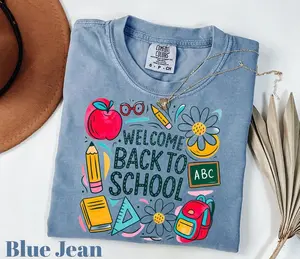 Welcome back to school Comfort Colors® shirt, Teacher Shirt, Back to school Teacher shirt, Teacher team shirt, Back to school, School shirt