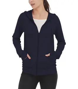 LETAOTAO Thin Summer Jackets For Women Womens' Lightweight Zip Up Hoodies Stretch LETAOTAO Thin Summer Jackets For Women Womens' Lightweight Zip Up Hoodies Stretch