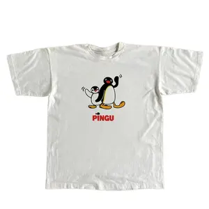 Excellent 2006 Japanese 'Pingu' Graphic T-Shirt - Design & Printed In The Uk
