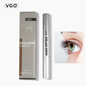 VGO Eyelash serum extension, 3ml / 0.1 FI. Oz. Eye Flower Eyelash Makeup mascara Cosmetic