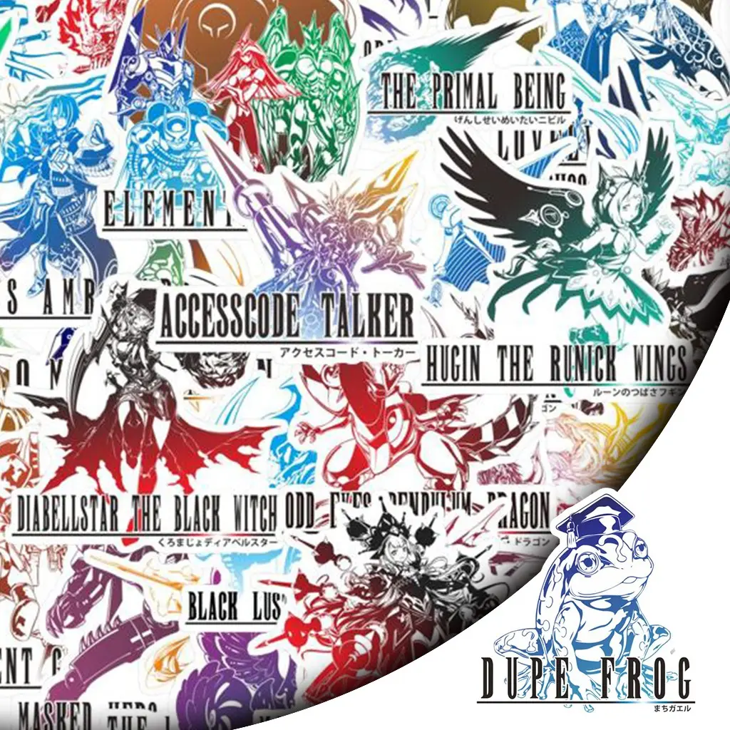 54 Final Fantasy PVC Waterproof Stickers, Decorative Decal, Stickers for Cars, Car Water Bottle Luggage Phone Laptop Decals, Durable & Easy to Apply, Perfect for Customization