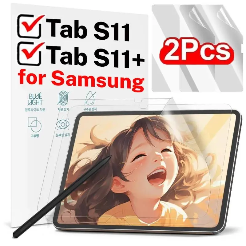 Paper Feel Screen Protector for Samsung Tab S11/S11 Ultra Anti-Fingerprint Protective Film Tablet Writing PET Paperfeel Film