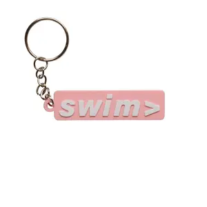 pink swim> keychain