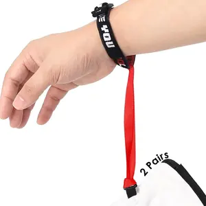 4/8 Pcs Adjustable Ski Glove Leash - Unisex Ski Glove Wrist Straps, Elastic Glove Straps for Skiing, Perfect Mountaineering & Ski Accessories for Hanging Glove Hand Cover Outdoor