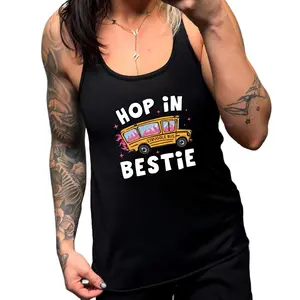 CVG Hop In Bestie Shirt Sleeveless Sport Tank Sleeveless Sports Vests