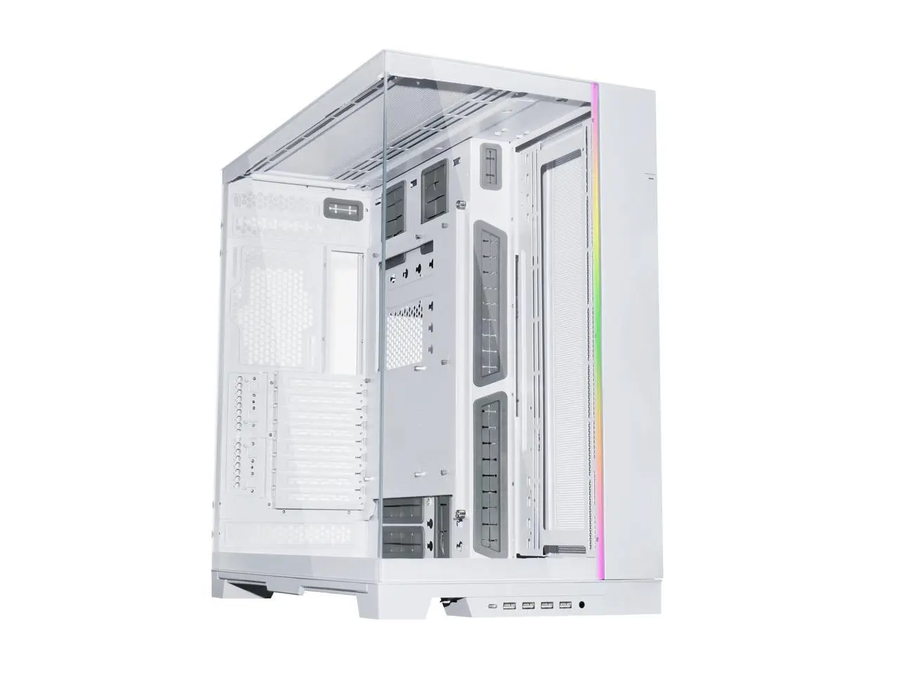 LIAN LI O11 Dynamic EVO XL O11DEXL White Aluminum / Steel / Tempered Glass ATX Mid Tower Computer Case ----- O11DEXL-W