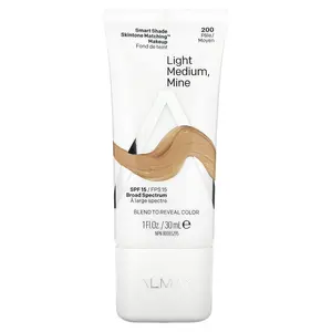 Almay Smart Shade, Skintone Matching Makeup, SPF 15, 200 Light Medium Mine, 1 fl oz (30 ml)