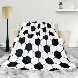 Soccer Blanket for Boys & Girls, Soft & Cozy