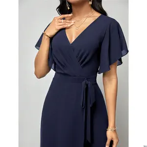 Leg Wide s Clasi tiktok Women Butterfly Sleeve Jumpsuit