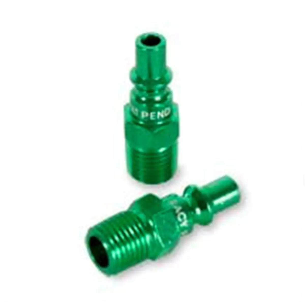 212 MAIN ColorConnex Type B Pneumatic Plugs, 0.25 In Green with MNPT Thread, ARO Compatibility, 2-Pack, Couplers, Color-To-Color Matching, Colorconnex Patented Color Code System