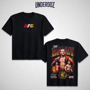 Men's UFC Paddy Pimblett The Baddy T-Shirt, The Baddy UFC Graphic Tee, UFC MMA Shirt, Gift for Fighters, Sports Apparel Cotton Tee, UFC Merch, Vintage Casual Style Gift