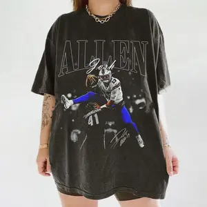 Buffalo Football T-shirt, Vintage Josh Allen Football Tee, Game Day Outfit, Unisex Fit Design, Gift for Fans