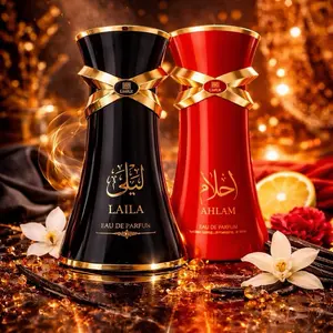 Emper LAILA & AHLAM Eau de Parfum Duo Set 100ml x2 for Women and Men with Floral and Fruity Notes