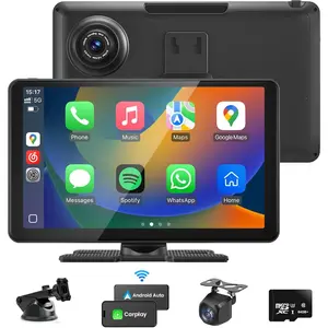 9"   Screen  Stereo Compatible   and  Portable  Screen AirPlay, GPS Navigation, , Voice Control, Mirror Link (9 Inch)