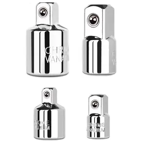 3/8 to 1/2, 1/2 to 3/8, 3/8 to 1/4, 1/4 to 3/8 adapter connectors, Drive Impact Socket, Socket Combination Tool, Hexagonal connector electric wrench suitable for maintenance of engines, transmissions, suspension systems, industrial machinery