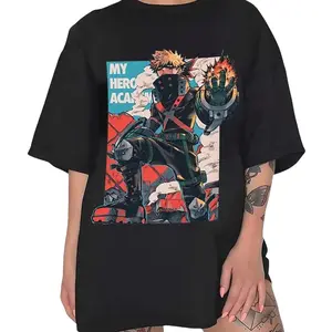 Bakugou Shirt, Boku No Hero Academia T-Shirt, Anime Graphic Tee, Katsuki Bakugo Unisex Top, Vintage Streetwear Otaku Gift