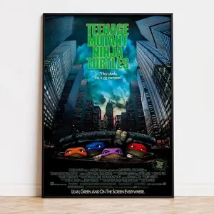 [Unframe] Teenage Mutant Ninja Turtles - Movie Poster | | High Quality Ready To Print