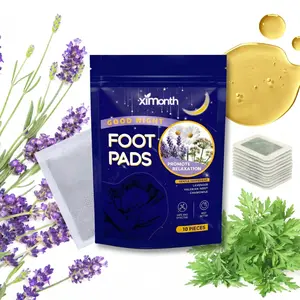 Relaxing Foot Spa Patches for Achy Feet. Deep Cleansing Foot Pads for Stress Relief & Better Sleep, Enriched with Magnesium Glycinate & Valerian Root - 10 Patches
