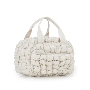 Lunch Box for Women Insulated Lunch Bag Cute Quilted Lunch Tote Bag Puffy Cooler Lunch Bag for Thermal Leakproof Work