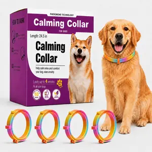 4 Pack-Waterproof Outdoor Pet Collar for Dogs & Cats, Adjustable Collar for Walks, Backyard Play & Everyday Wear