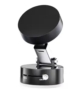 Double-Sided Vacuum Suction Magnetic Phone Holder, Upgrade Magnetic Suction Phone Mount Foldable & Retractable for All Phones with Multi-Scene Adaptability Adjustable Magnetic Car Phone Mount