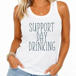 Support Day Drinking Racerback Tank
