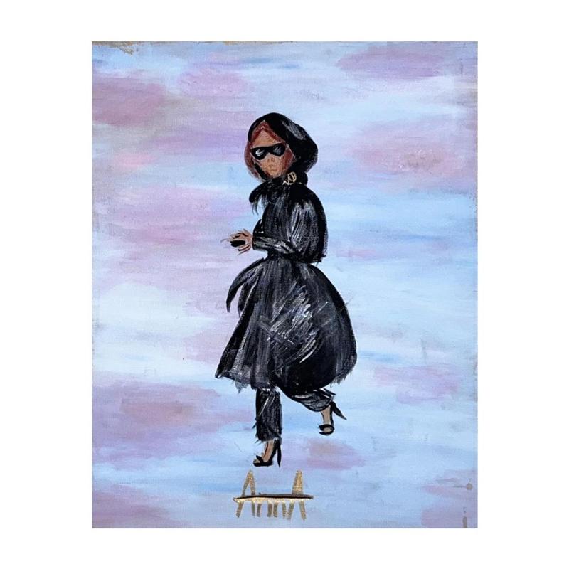 Anna Delvey Limited Edition Signed Prints - The House Arrest Collection - No One is Safe Artwork - Premium Quality Wall Decor - Good Behavior Theme - 20 x 20 in - 500 Per Print - Hand-Signed with Certificate of Authenticity