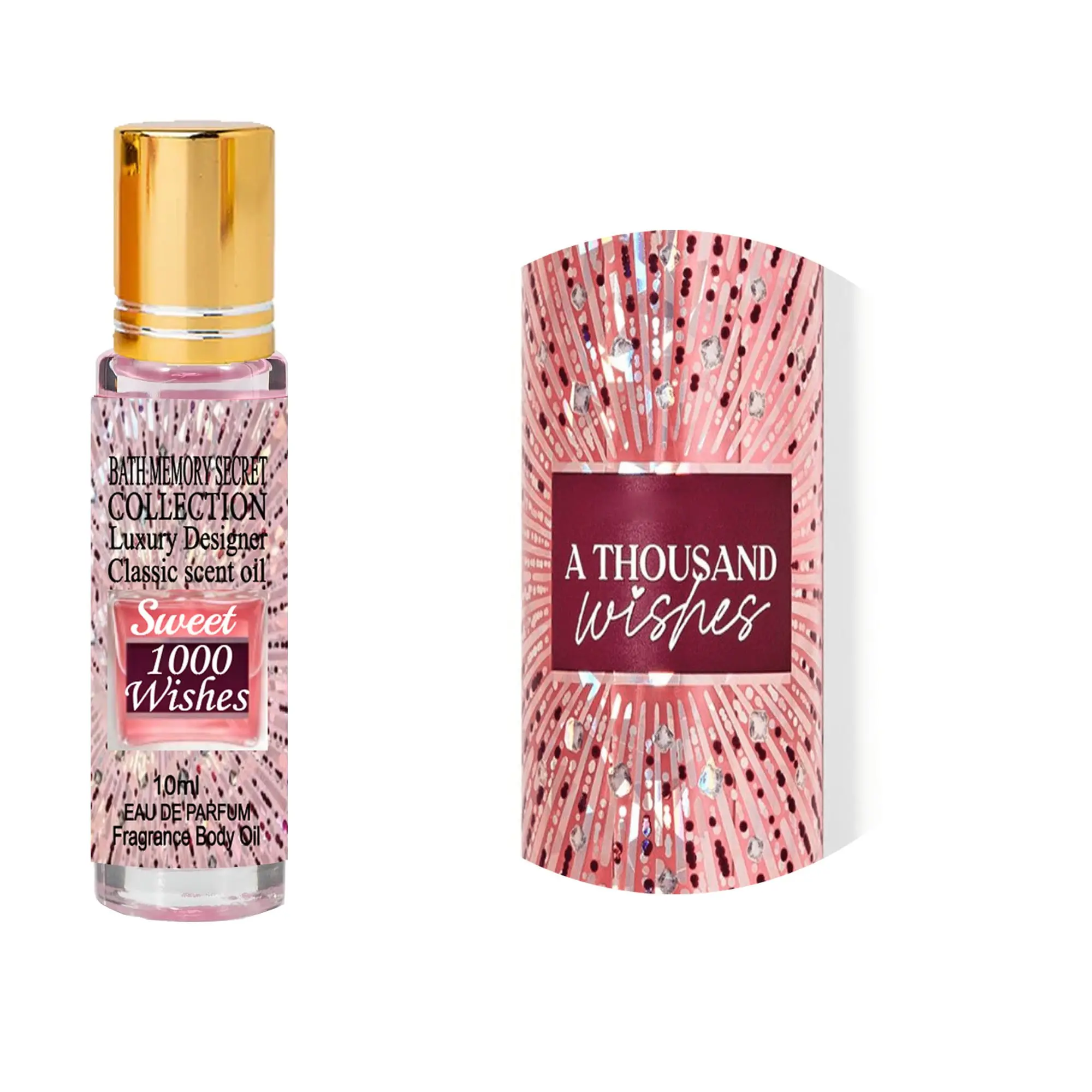 10ML Warm a Thousand Wishes Fragrance Oils, Liquid Candy Women Perfume, Date Night Perfume, Floral Scented, Floral Scents Perfume, Alcohol-Free Roll-On, Long-Lasting Light Fragrance, Enchanting Fragrance, Body Scent