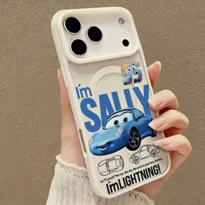 I'm Sally Phone Case Supports Wireless Charging for iPhone 17 Air 16 15 14 Pro Max 13 12 11 Shockproof  Protection  Acrylic phone case